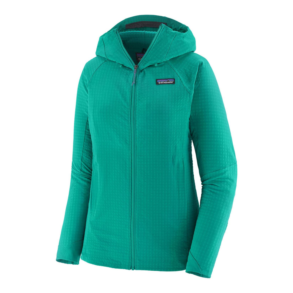 Patagonia r1 techface hoody green 