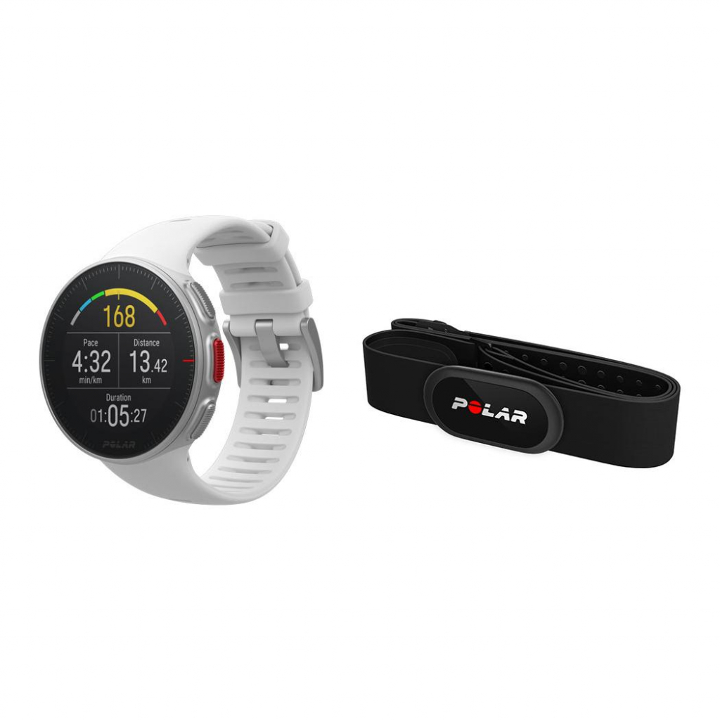 Pack Montre GPS Multisports Cardio Polar Premium Vantage V2 Noir +
