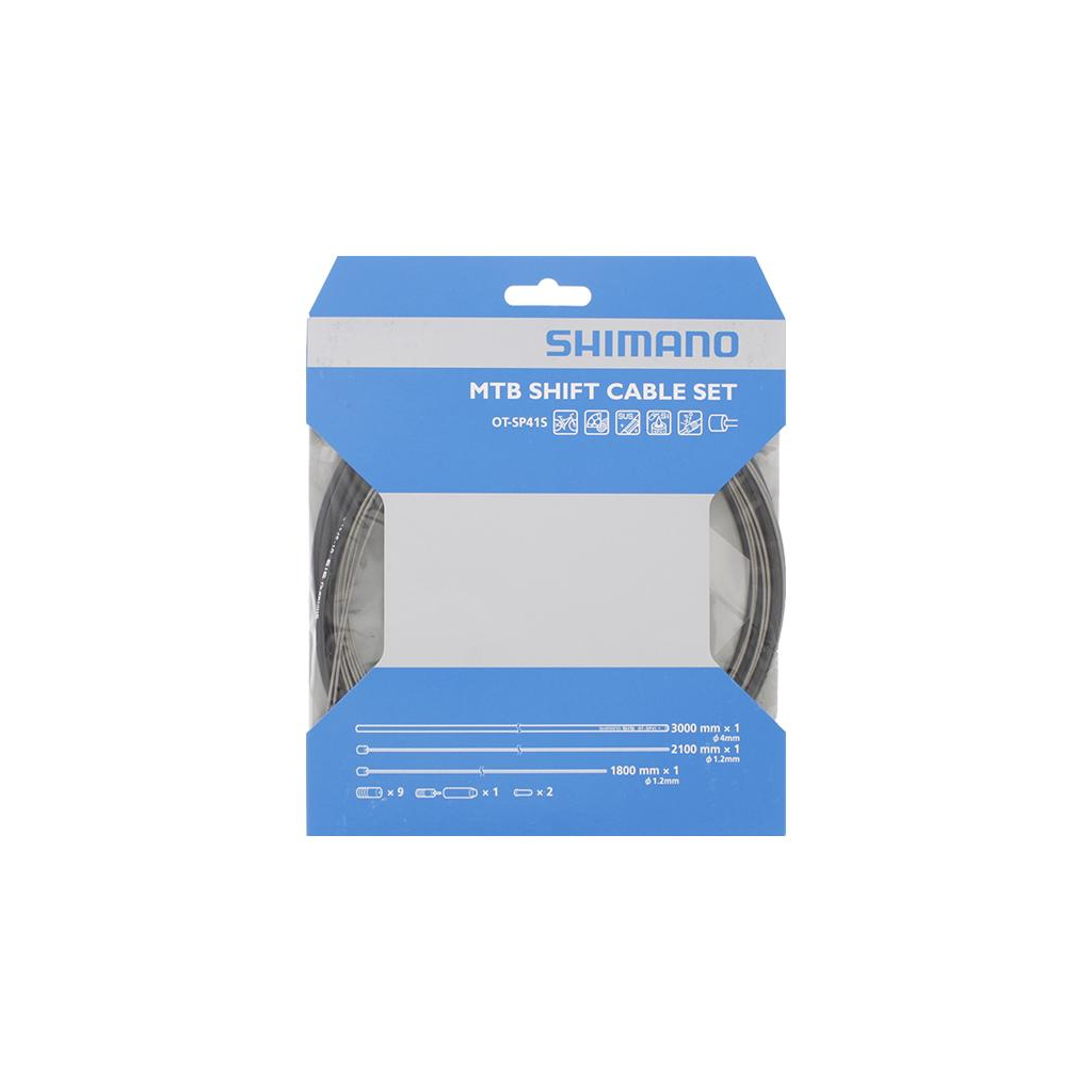 Kit cabo e bainha para desviadores shimano a o inox mtb