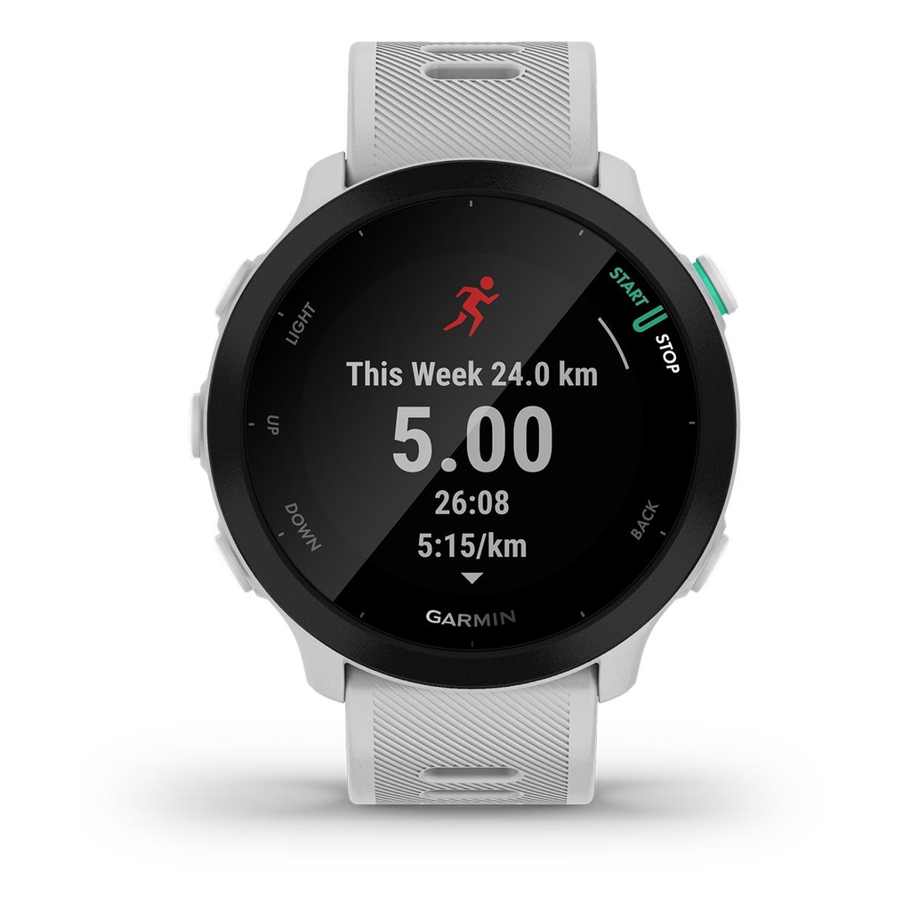 GARMIN FORERUNNER 55 BLANCHE Montre Cardio GPS