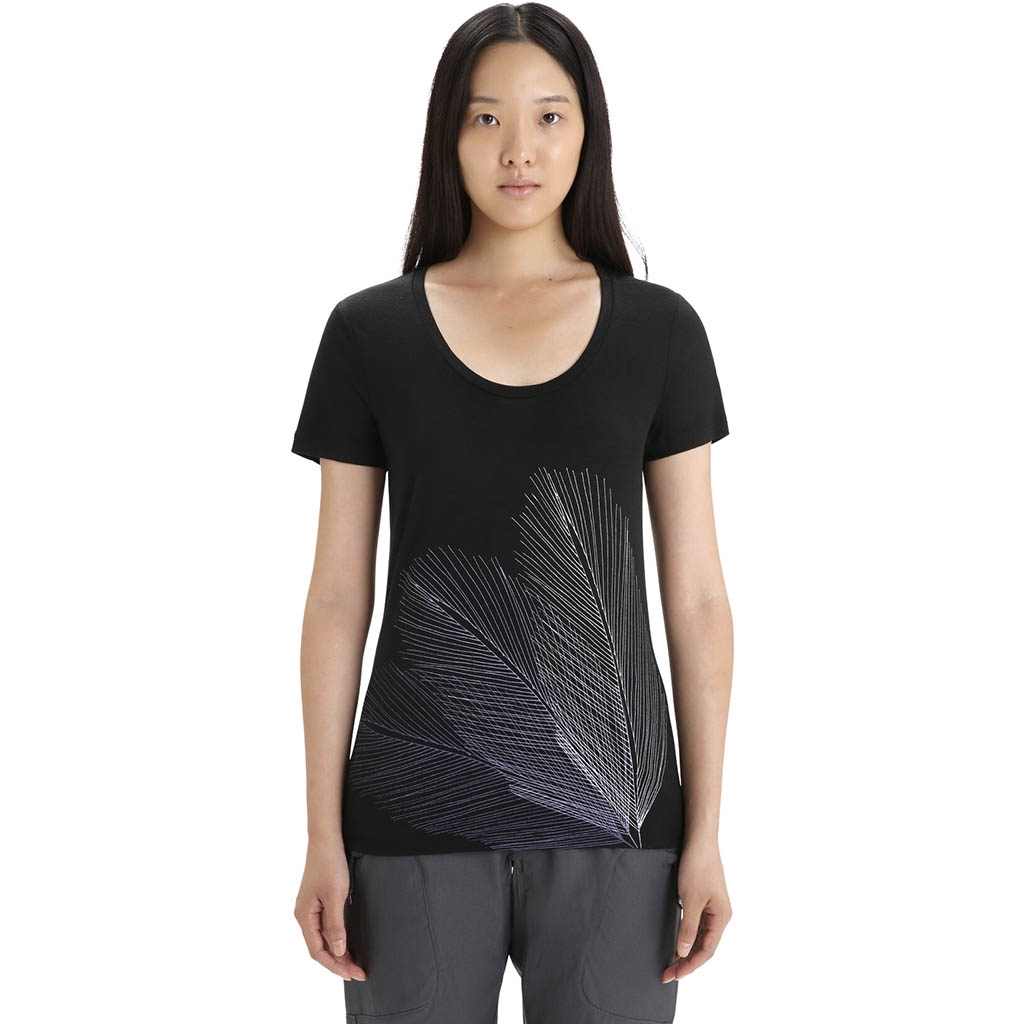 T shirt plume femme outlet