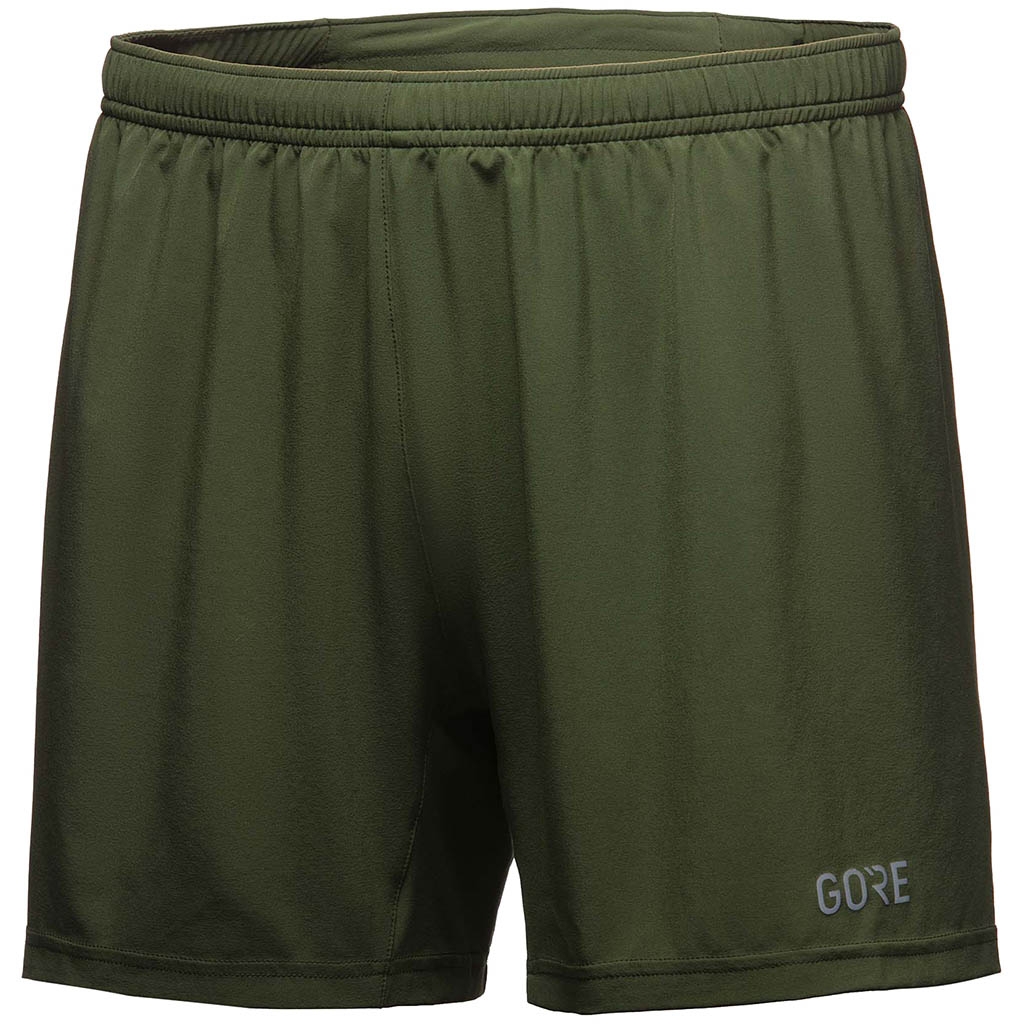 Gore Wear R5 5 Inch Short Utility Green Lepape