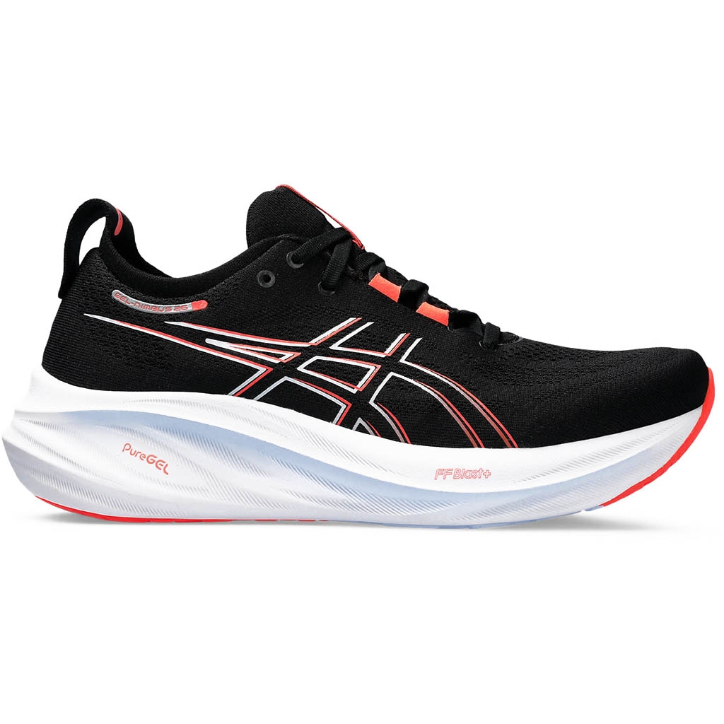 Asics Gel Nimbus 26 Black.True Red Lepape