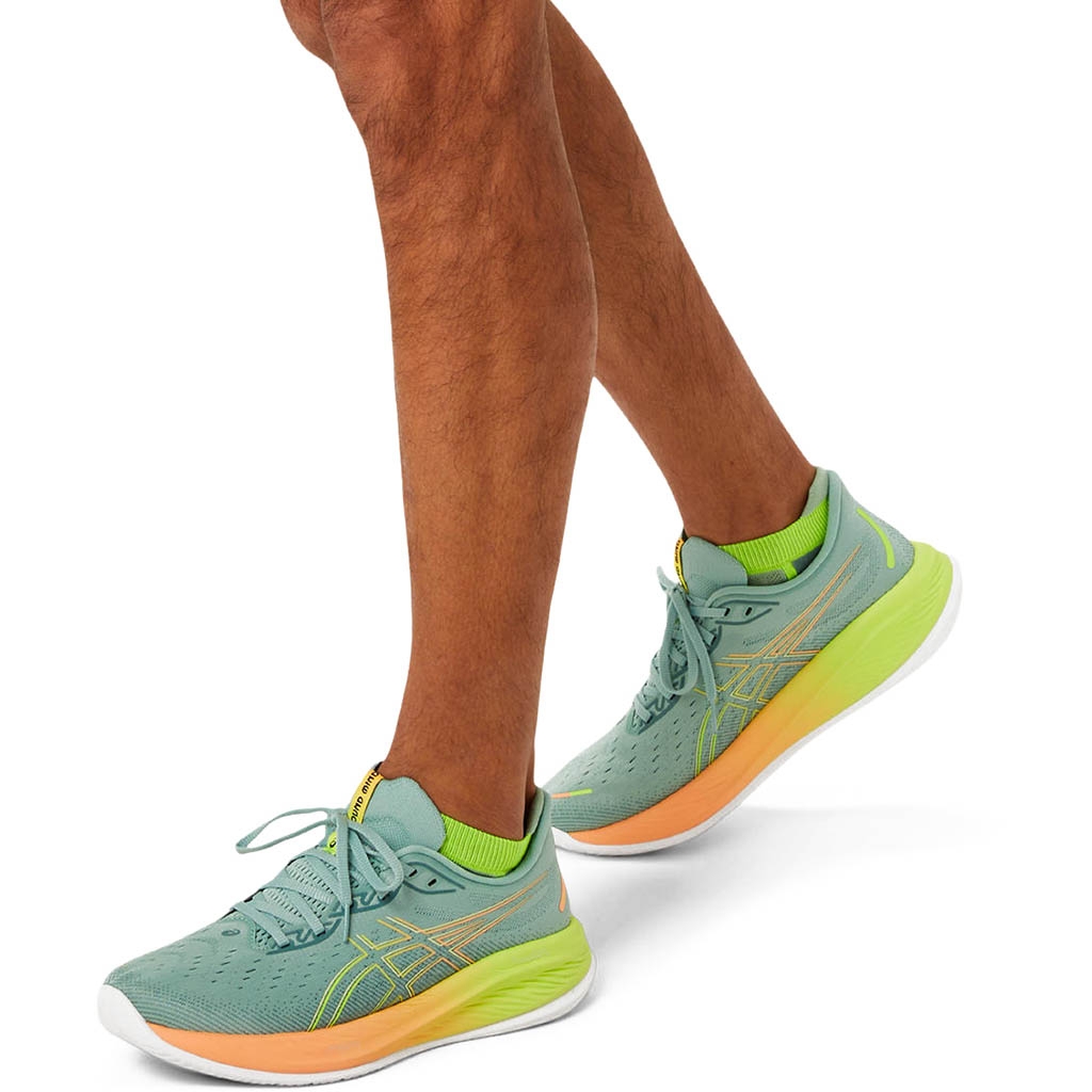 Asics Gel Cumulus 26 Light Celadon Safety Yellow Lepape
