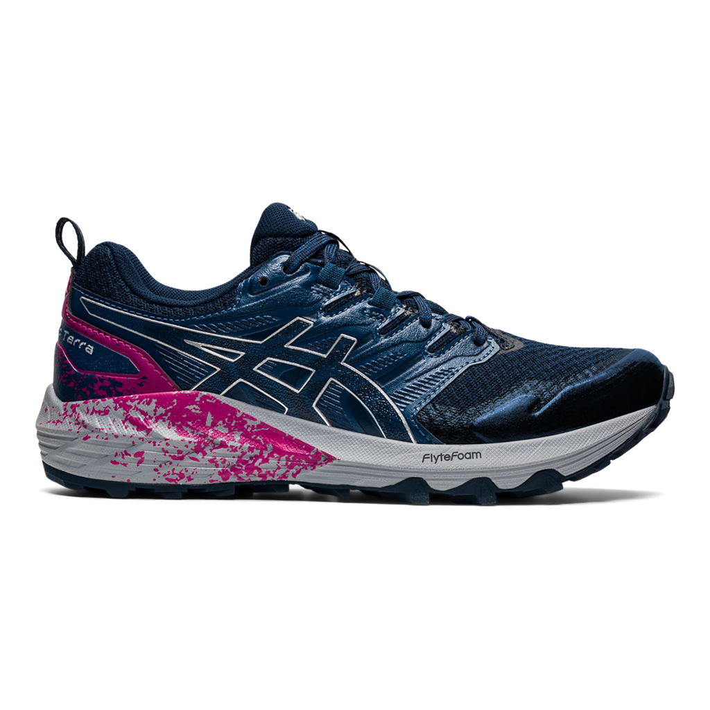 Asics bleu foncé sale