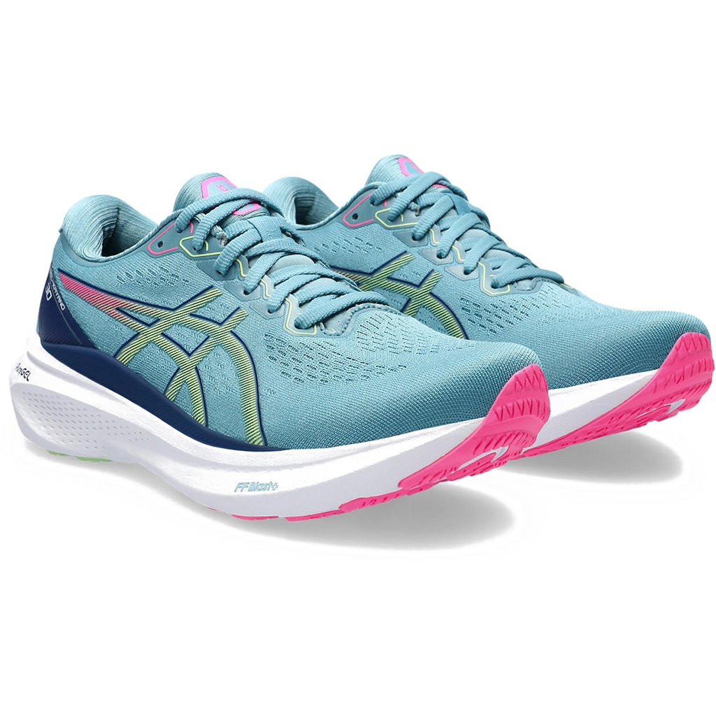 Asics Gel Kayano 30 Gris Blue.Lime Green Lepape