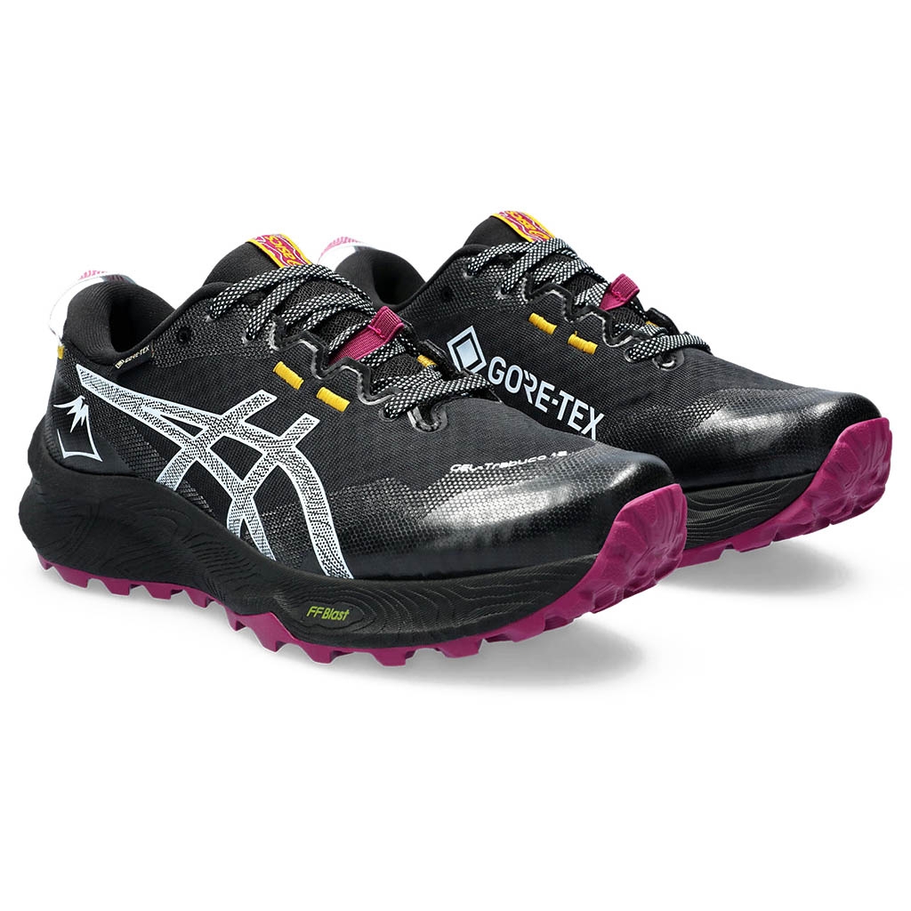 Asics Gel Trabuco 12 Gore Tex Schwarz.Hellblau Papst