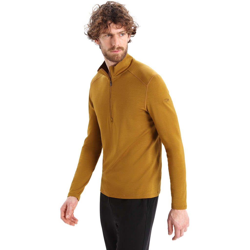 Icebreaker 260 Tech Long Sleeve Half Zip Clove Lepape