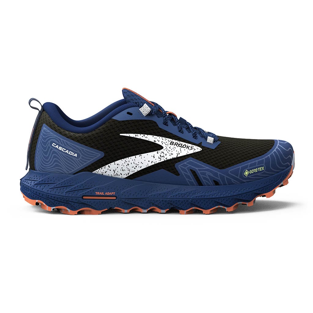 Brooks running Cascadia 17 Gore-Tex Black.Blue.Firecracker | Pope