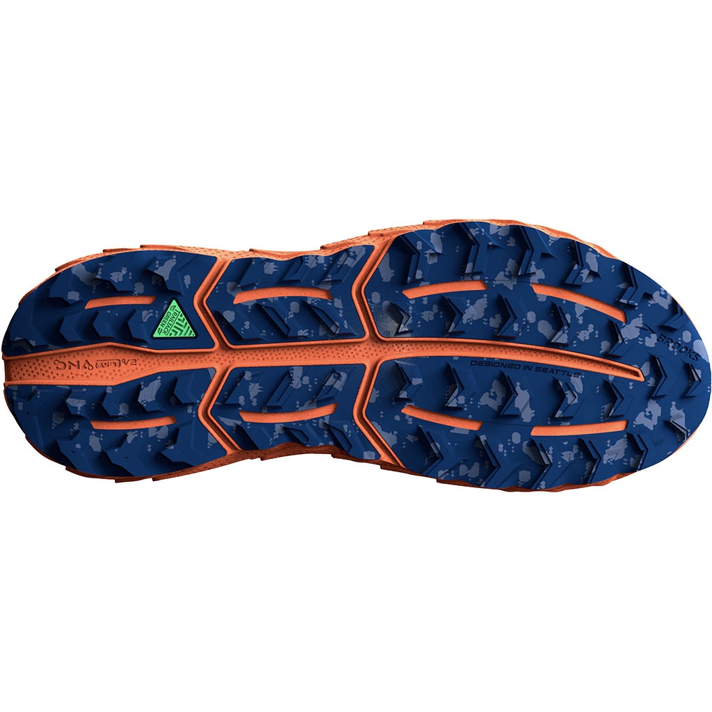 Brooks running Cascadia 17 Sharp Green.Navy.Firecracker Lepape