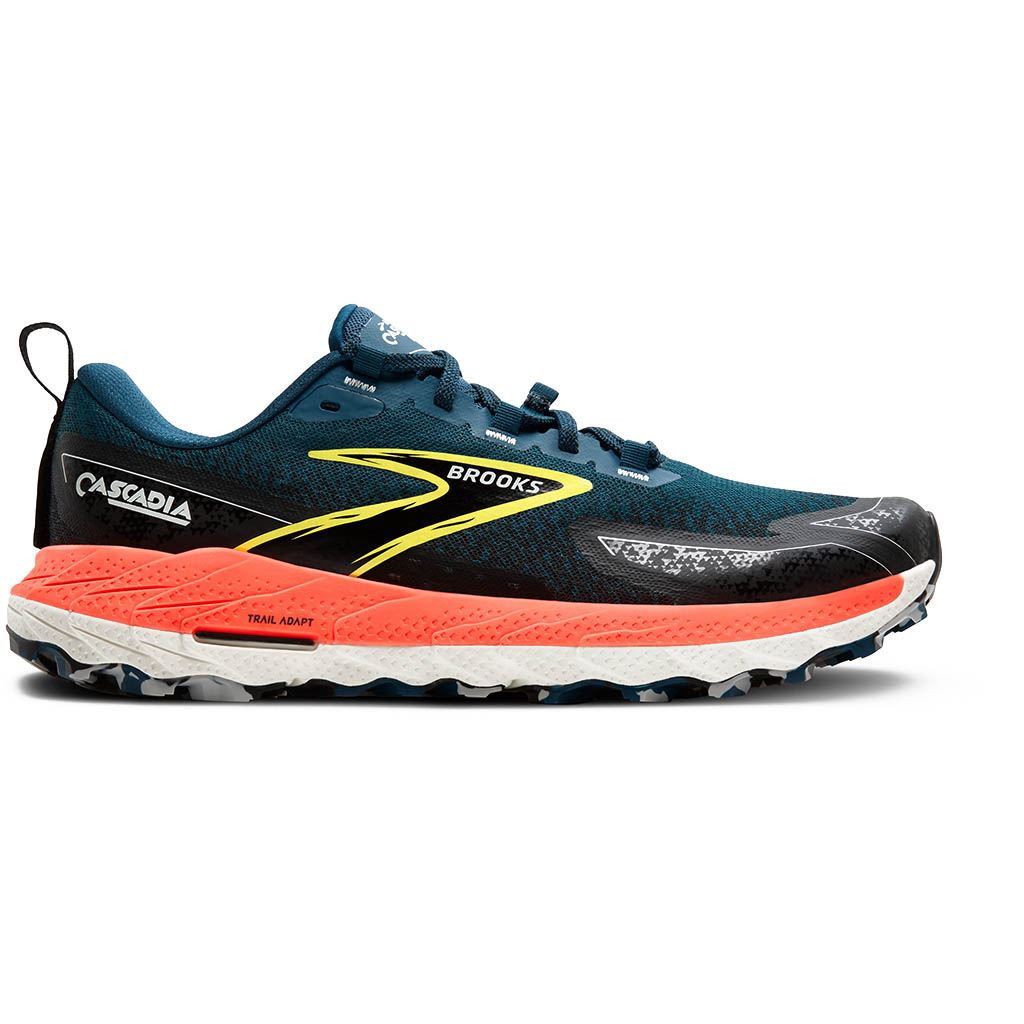 Brooks CASCADIA 18 - Chaussures de running - black grey flame/noir Brooks CASCADIA 18 - Chaussures de running - black grey flame/noir