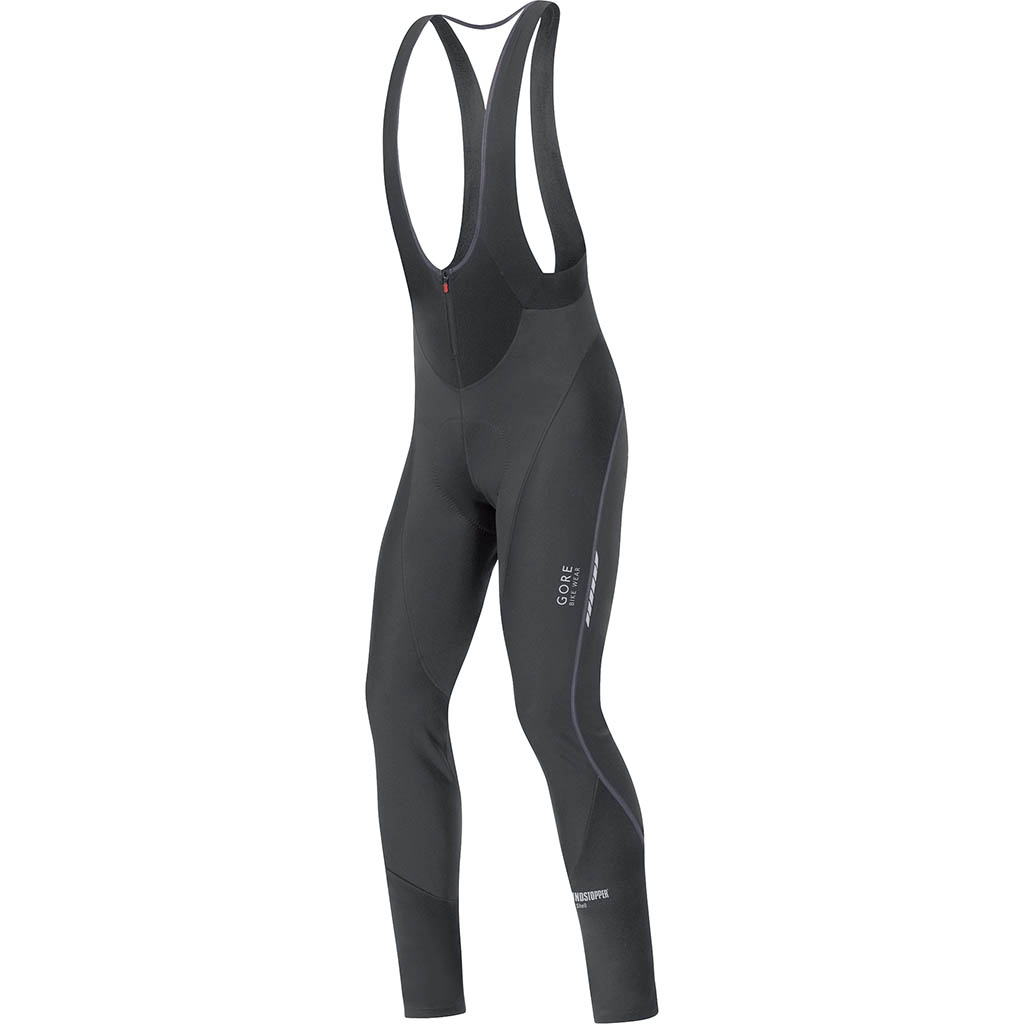 Cuissard long velo route avec bretelles collant oxygen ws so gore bike wear noir modele homme
