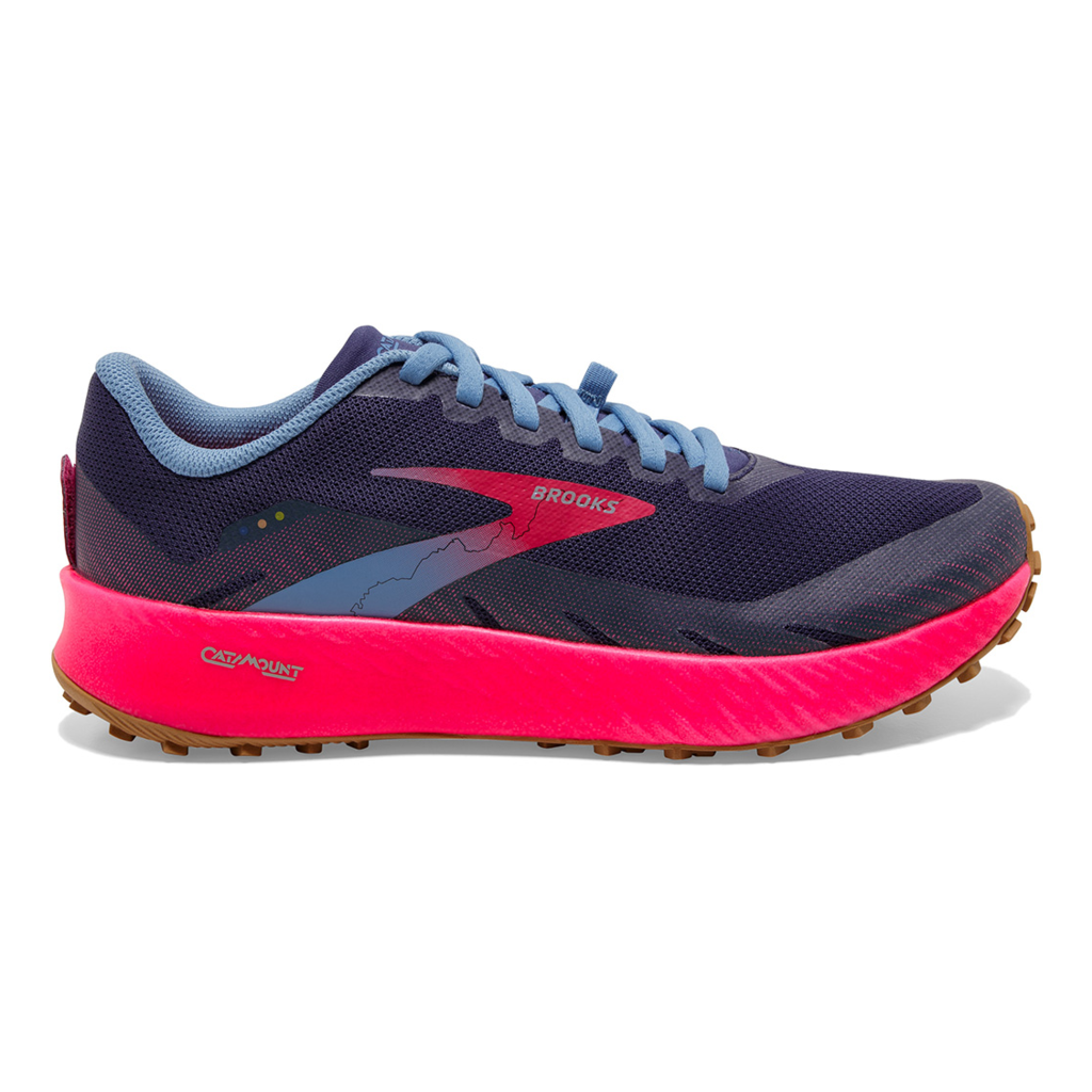 Brooks Catamount blau pink Trailrunning Schuhe fur Herren