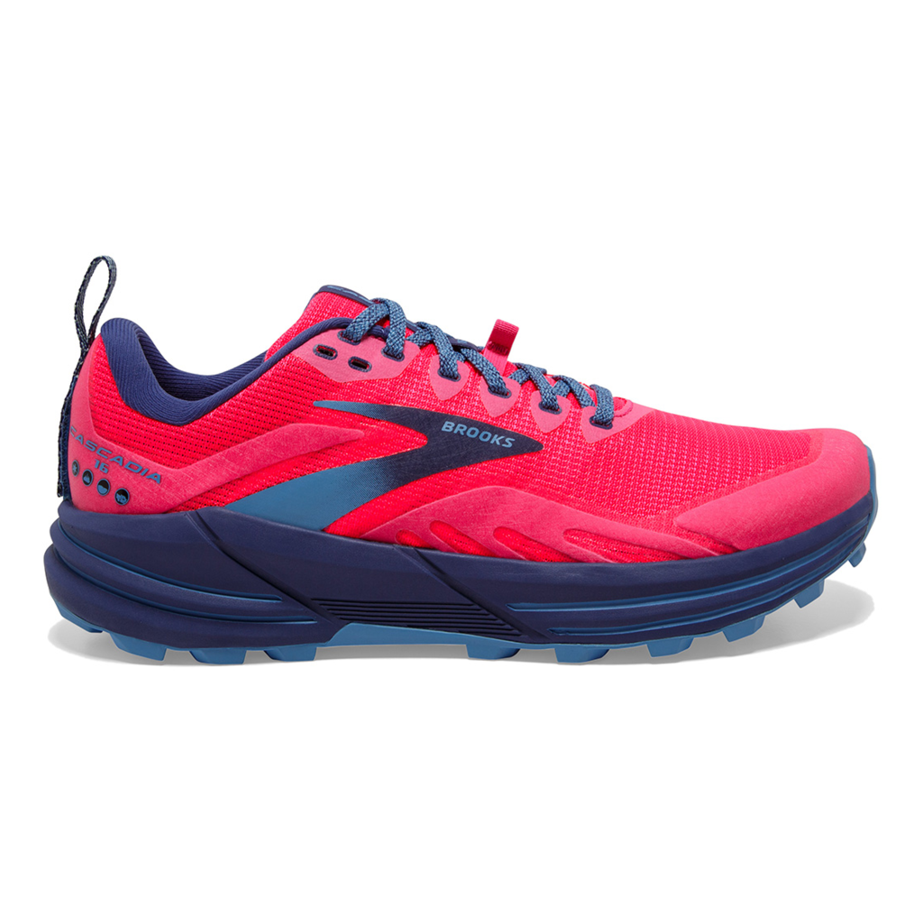 Brooks Cascadia 16 rosa azul zapatillas de trail para mujer