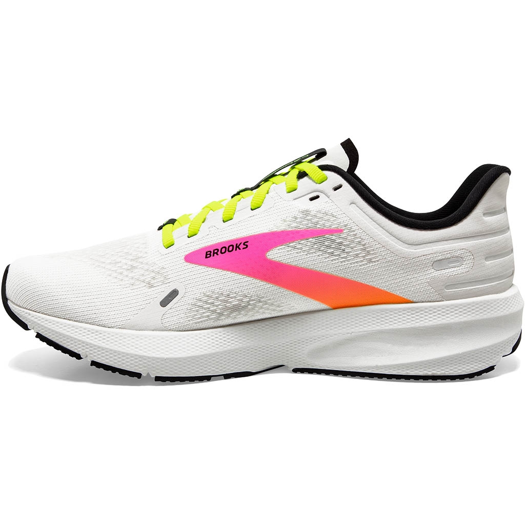 Brooks Launch 9 white pink women s running shoes