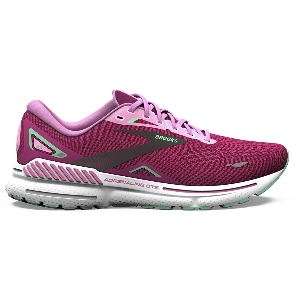 Brooks running Adrenaline GTS 23 Pink.Festival Fuchsia.Black Lepape