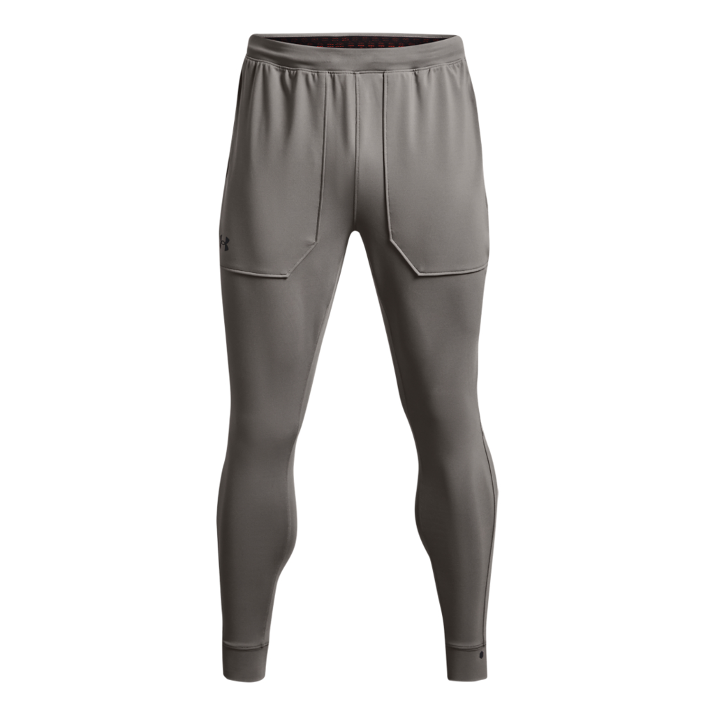 Under armor rush fitted pant light grey: men's model tights