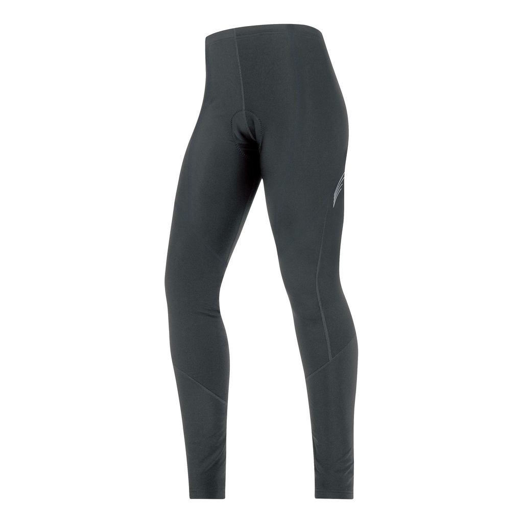 Long road cycling bib shorts with suspenders tights element thermo lady gore bike wear black women s model