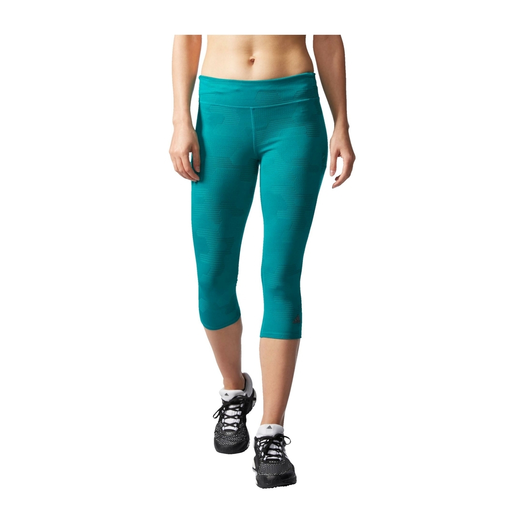 Capri leggings 3 4 adistar adidas turquoise women s model