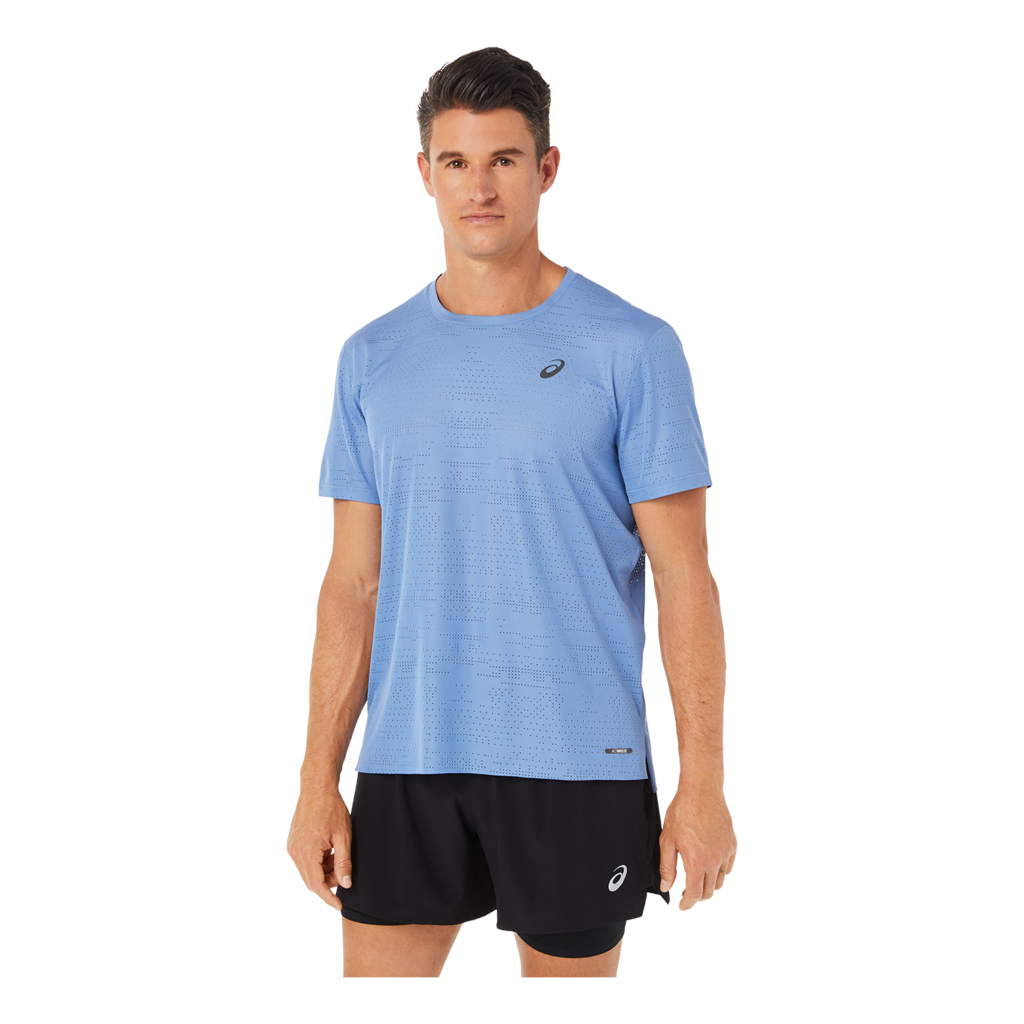 Asics Ventilate Actibreeze Short Sleeve Top Men Sky Blue