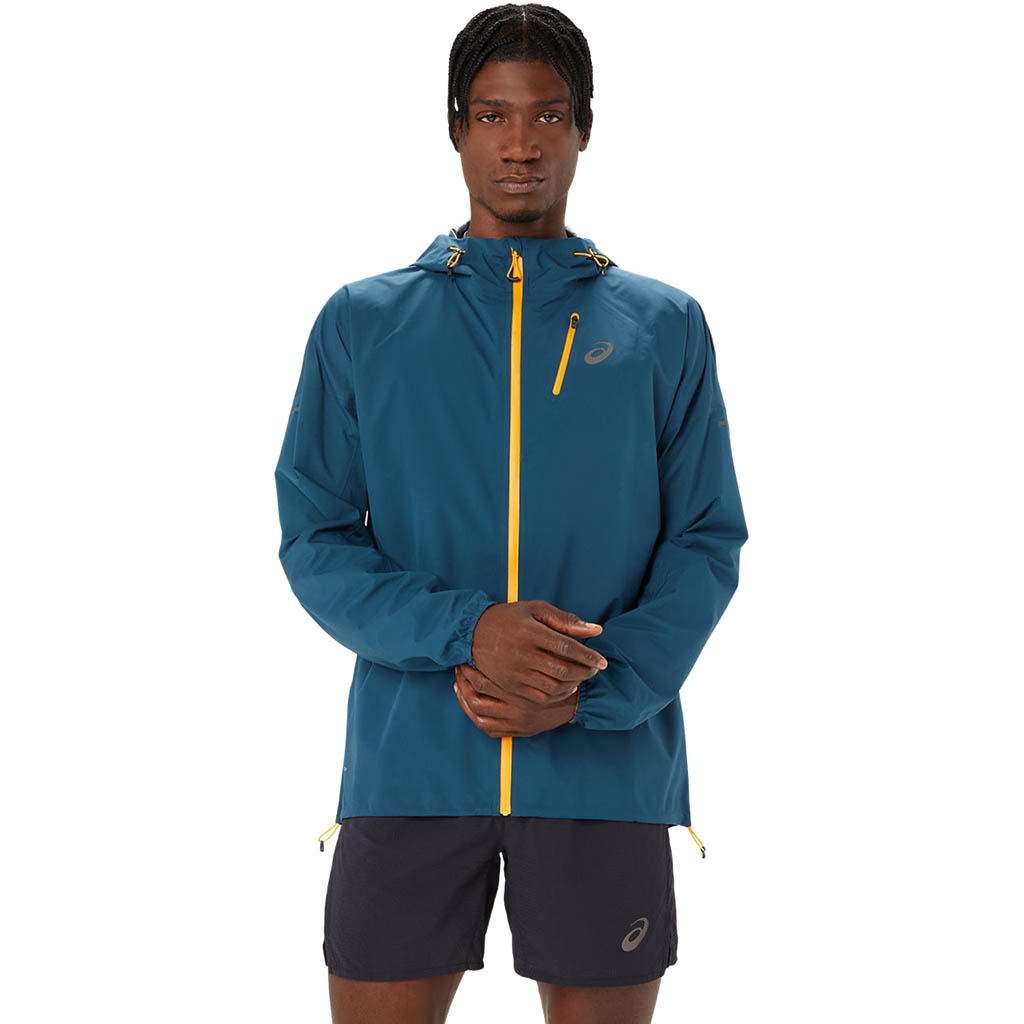 Asics Fujitrail Waterproof Jacket Magnetic Blue Lepape