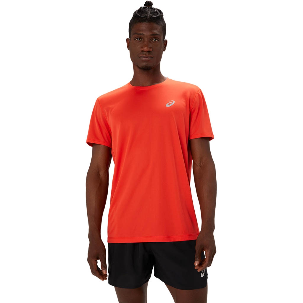 Asics Core Short Sleeve Top True Red Lepape