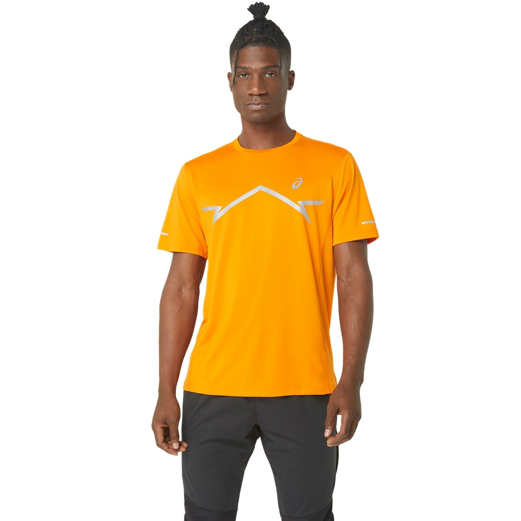 Asics t shirt homme orange new arrivals