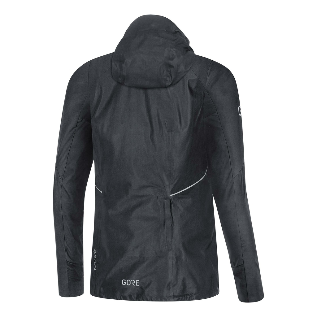 Gore Wear R7 Gore Tex Shakedry Trail Hooded Jacket Black Pope