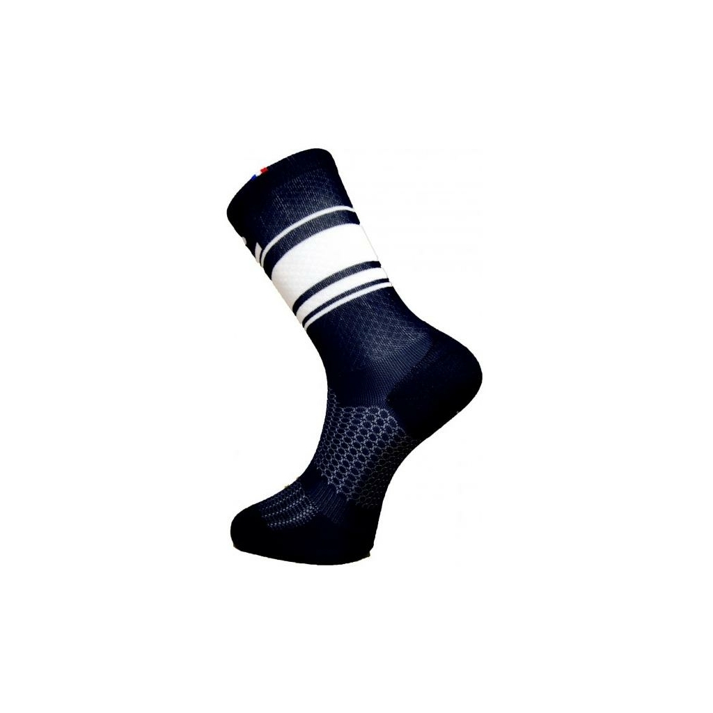 Rafal socqutes hautes boa noir et blanc chaussettes modele mixte