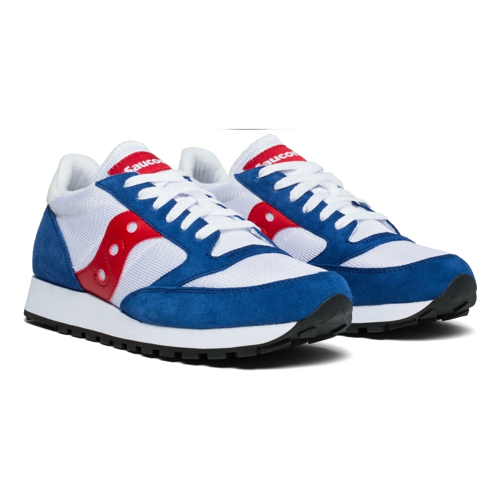 Saucony jazz blue and white cheap