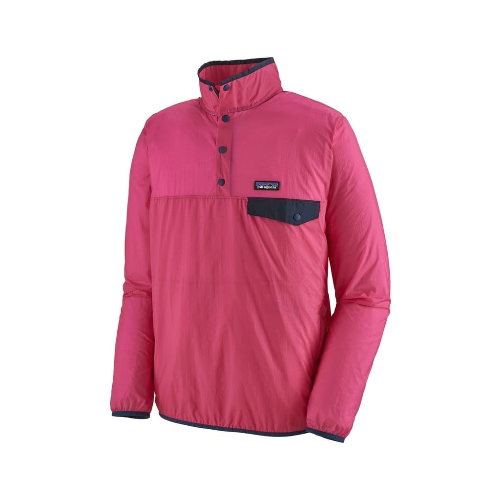Patagonia houdini snap-t po fuchsia: men's model jacket