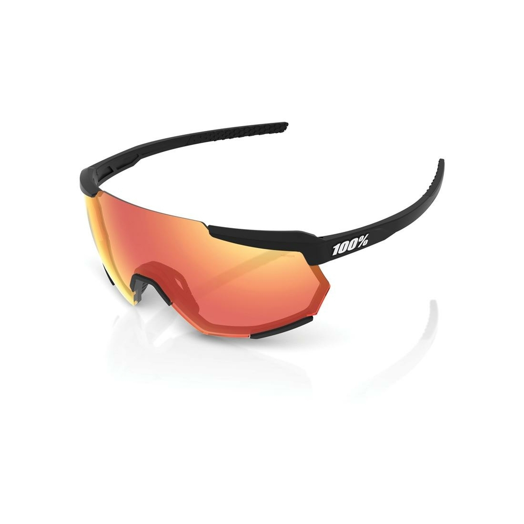 100 racrap - soft tact black - hiper red multilayer mirror