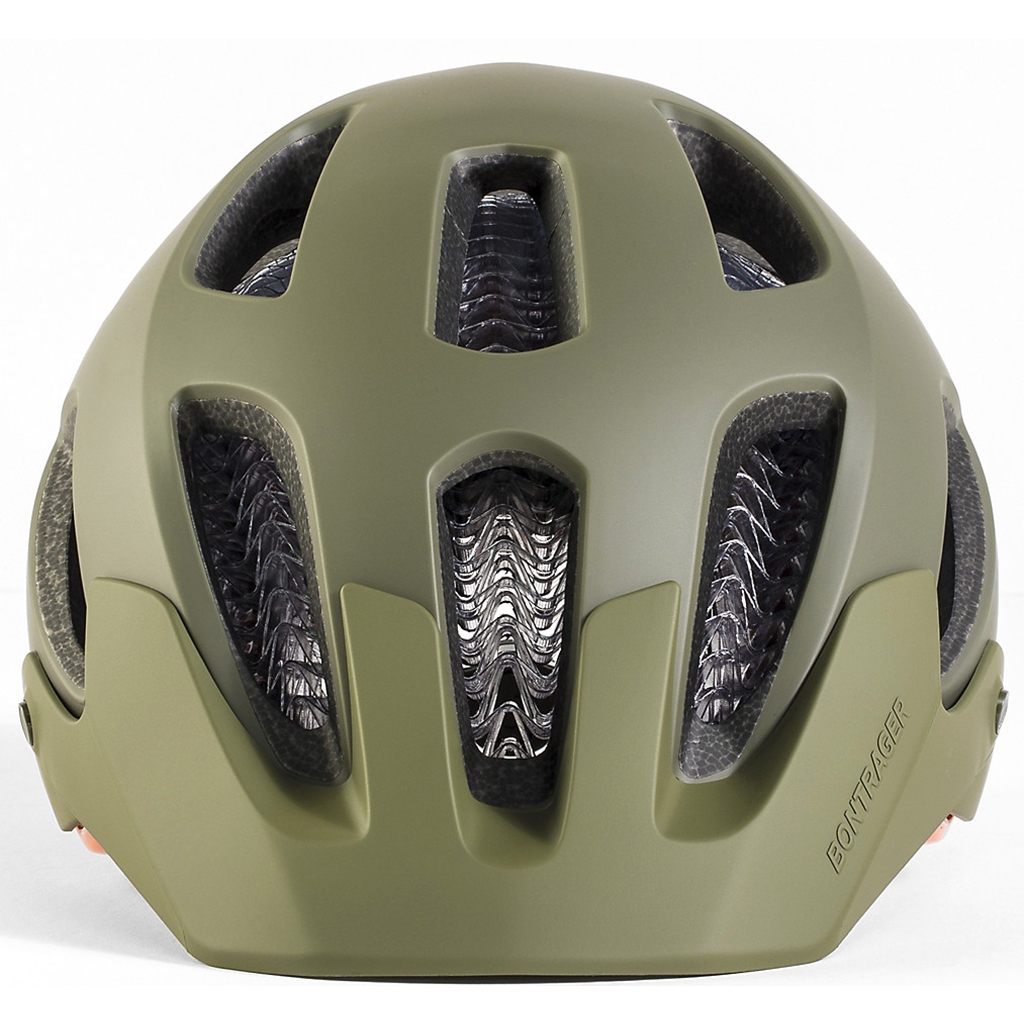 Helm bontrager Rallye wavecel mtb grun olive khaki und orange