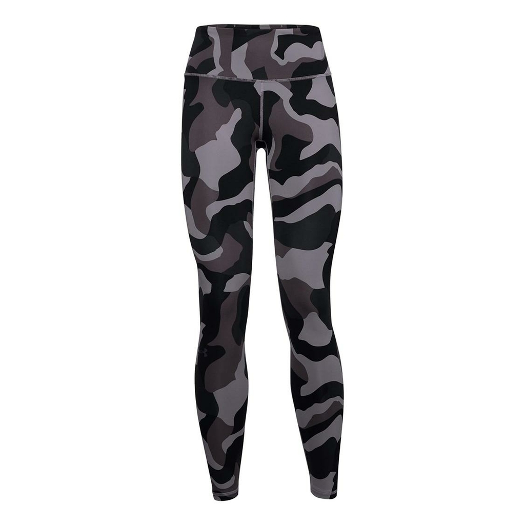 Under armor rush camo black and gray leggings: women's model tights