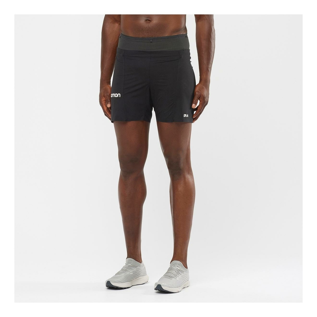 S lab sense 6 inches nero pantaloncini modello uomo