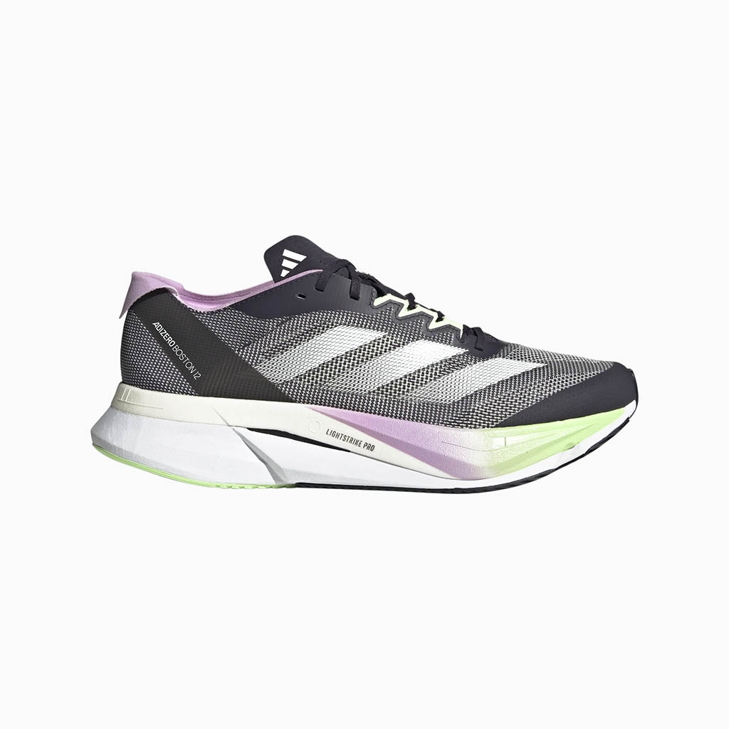 Adidas Adizero Boston 12 M Aurora Black.Zero Met.Green Spark Lepape