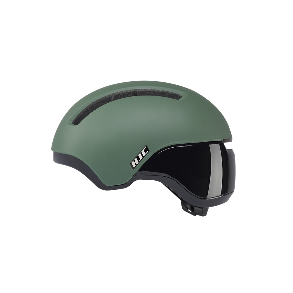 Hjc calido verde militare oliva opaco lucido e nero lucido casco