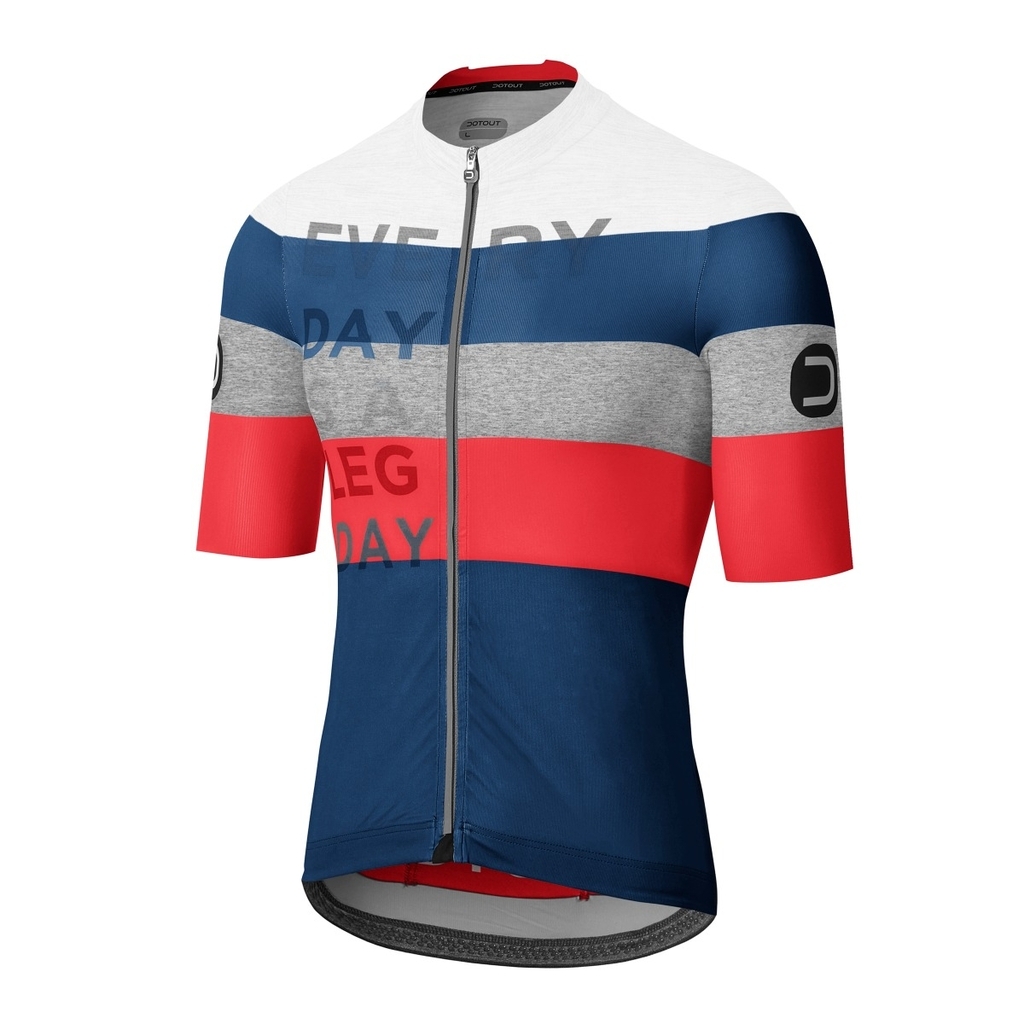 Dotout combact jersey blue orange grey maillot velo mod le homme