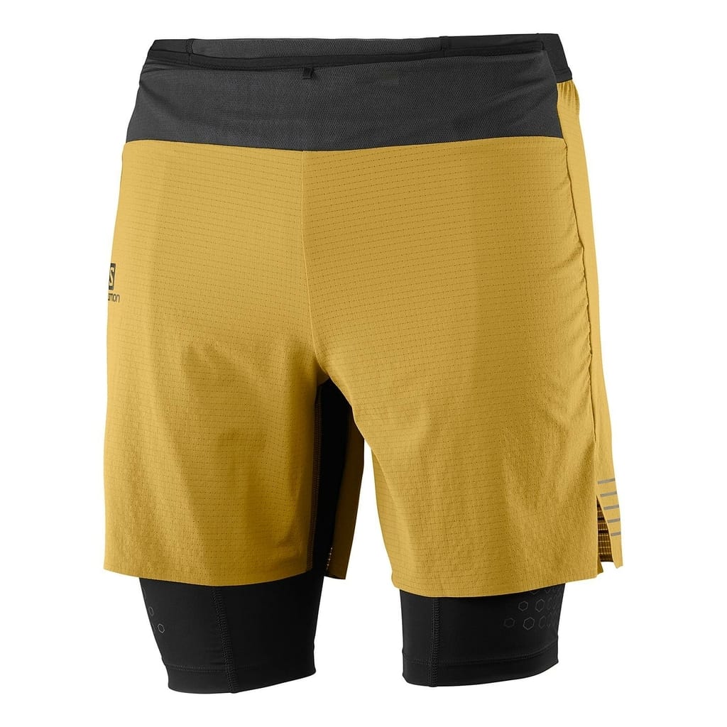 Salomon exo motion tw mustard yellow and black: men's model shorts