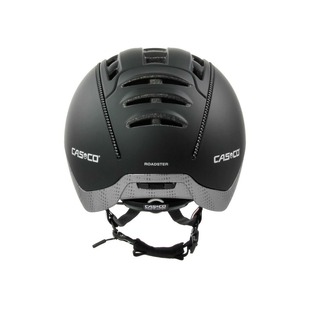 Casco roadster plus black matt black: standard urban bike helmet