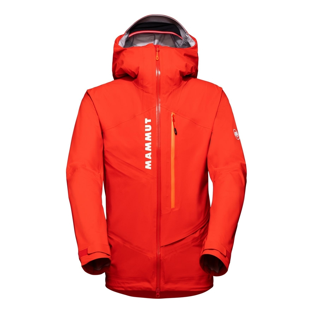 Mammut aenergy air hs hooded jacket orange men s model jacket