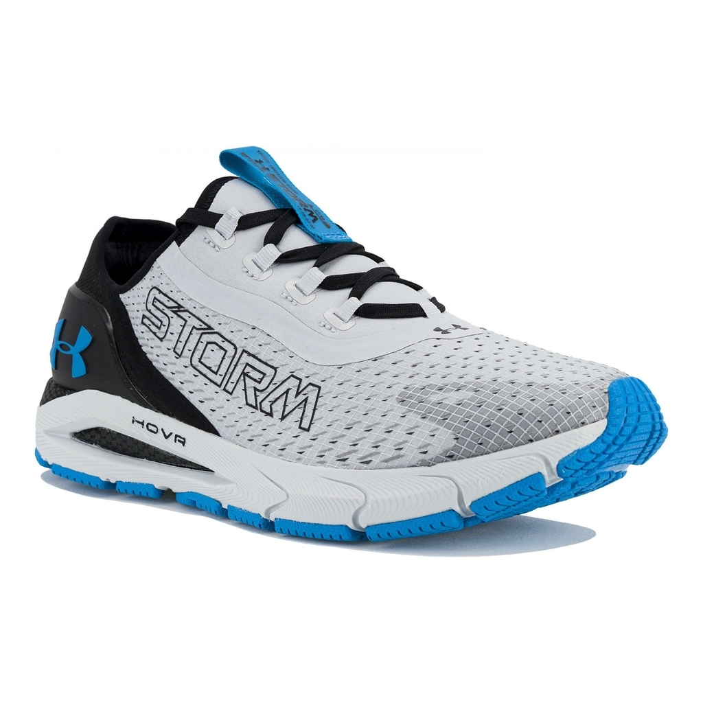 Hovr sonic 4 storm under armor modelo masculino cinza e laranja