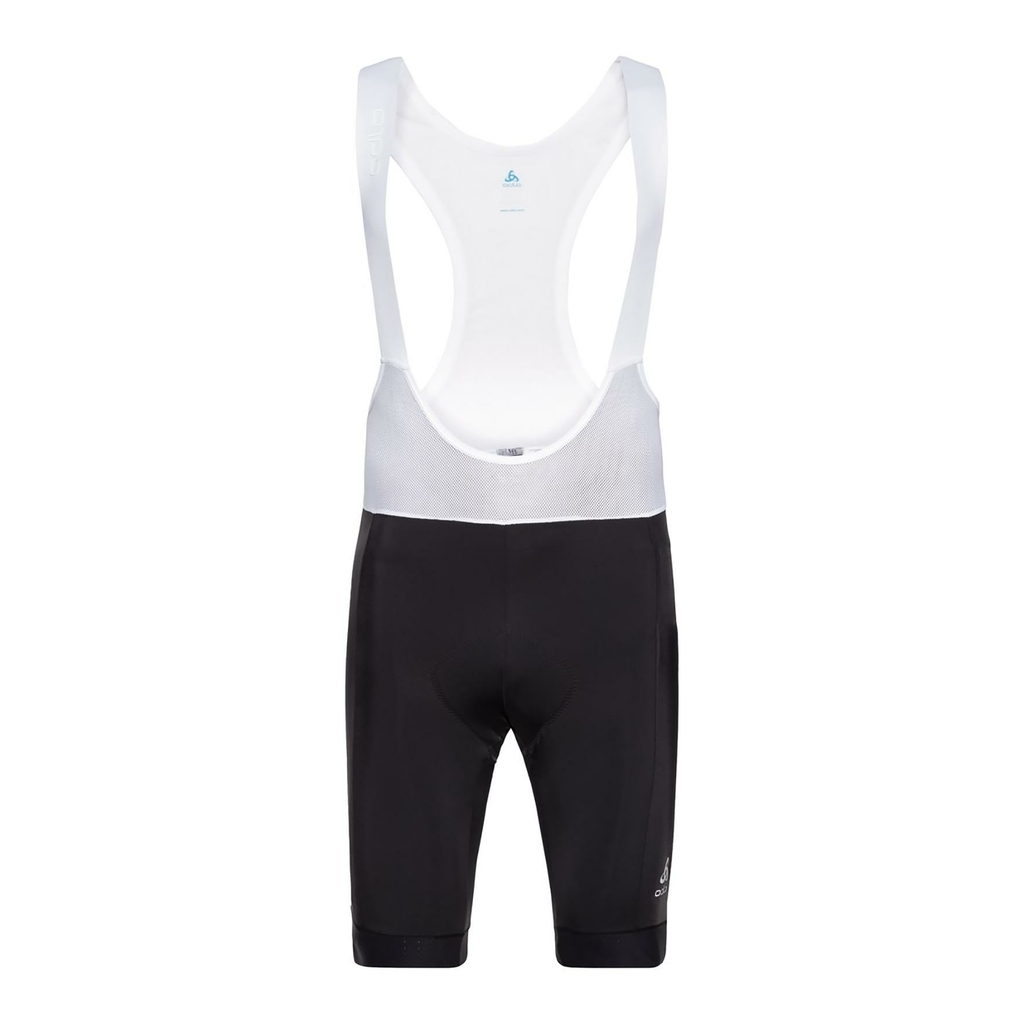 Odlo zeroweight black white bib shorts men s cycling jersey