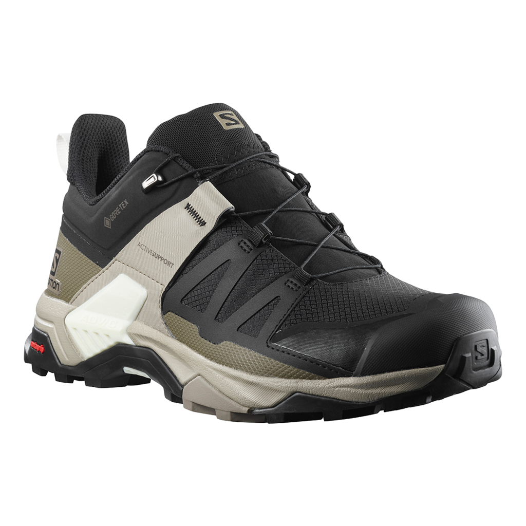 Salomon X Ultra 4 Gore-Tex Negro.Vintage Caqui.Vanilla Ice