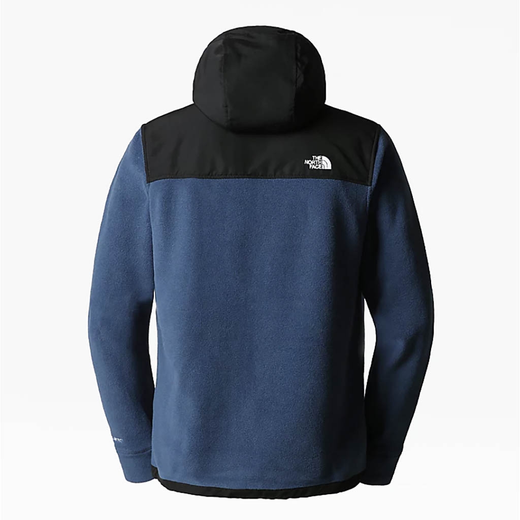 The North Face Alpine Polartec 200 Full Zip Hooded Jacket Shady Blue Tnf Black Lepape