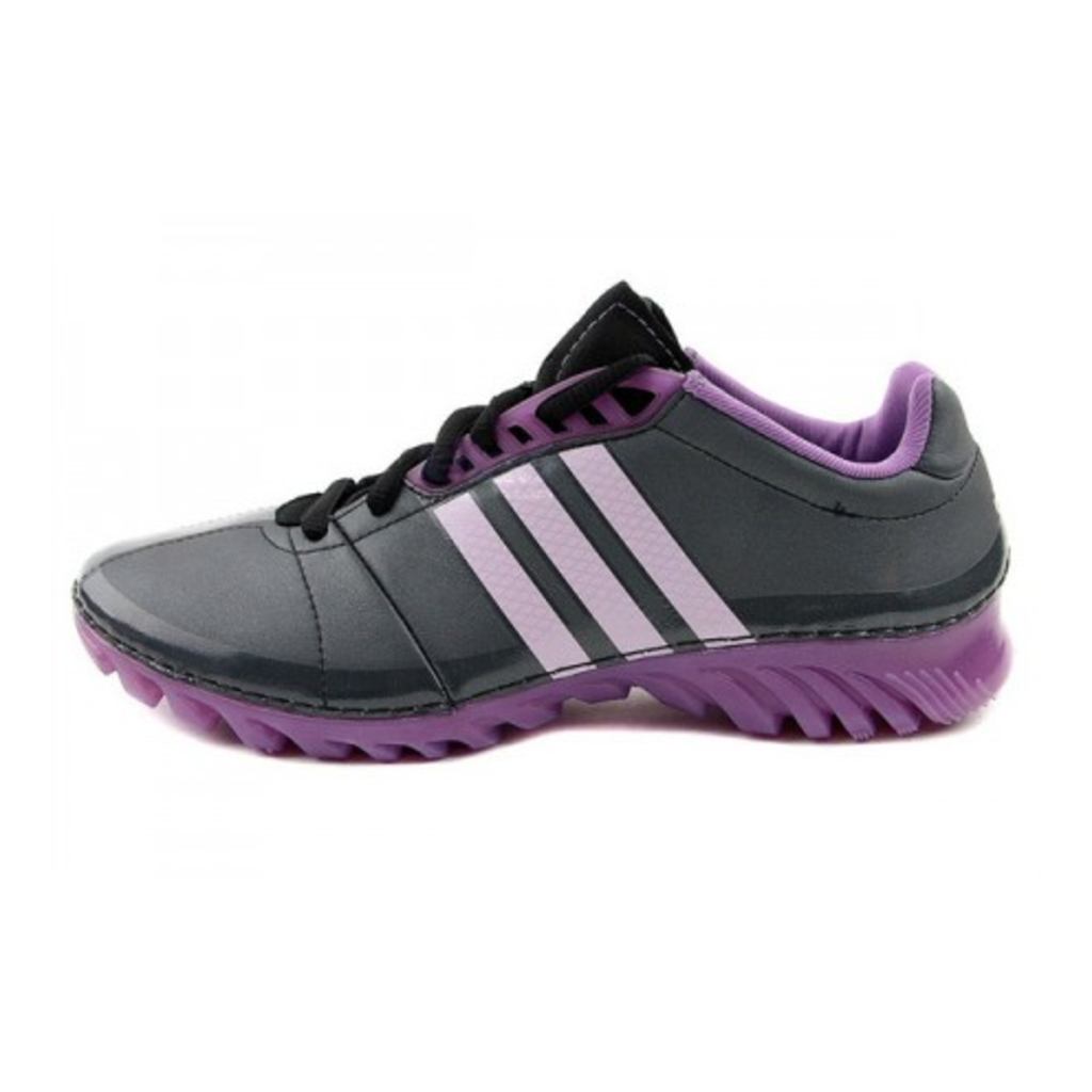 Fluid trainer varsity adidas black and purple women s model