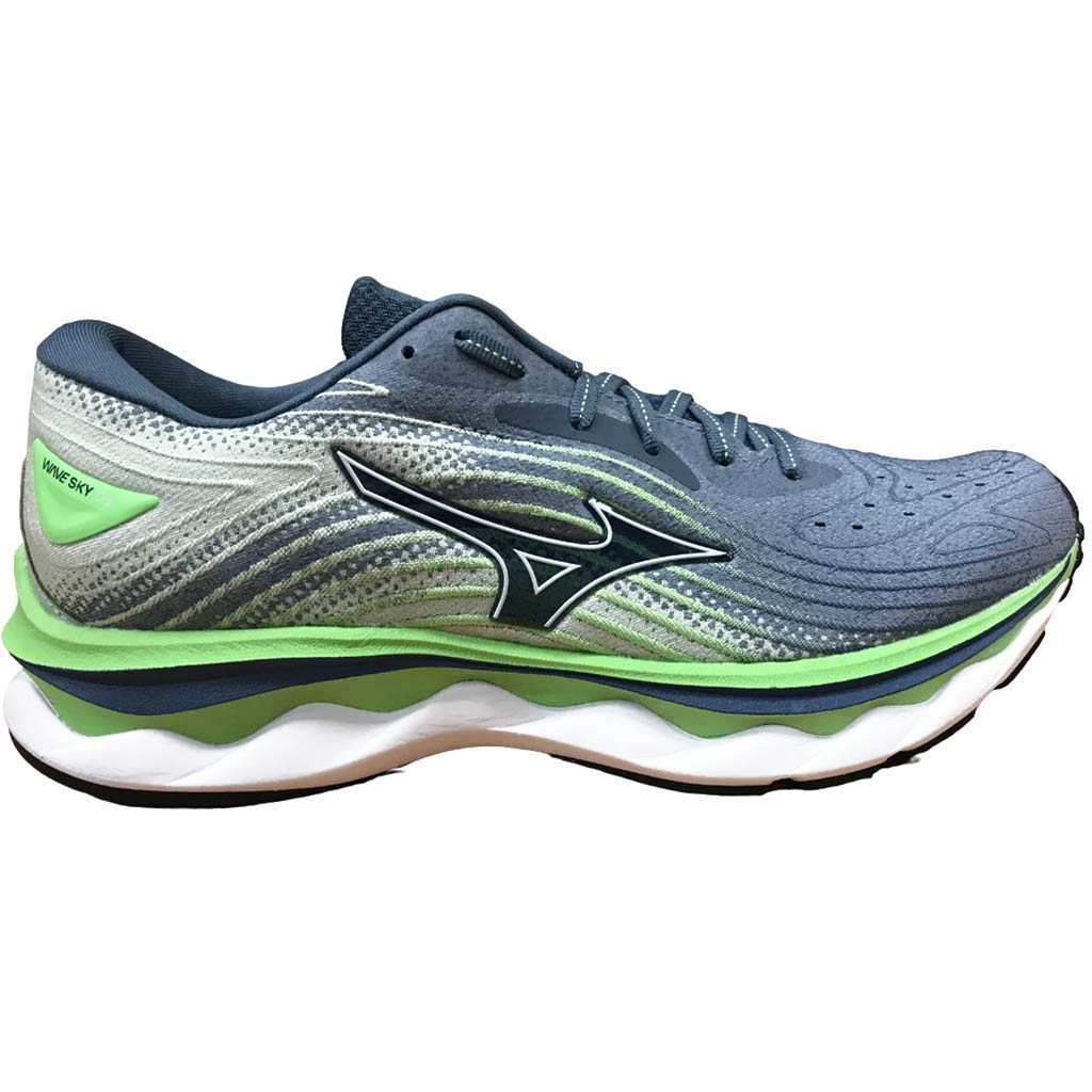 Mizuno Wave Sky 6 azul china: zapatillas de running para hombre