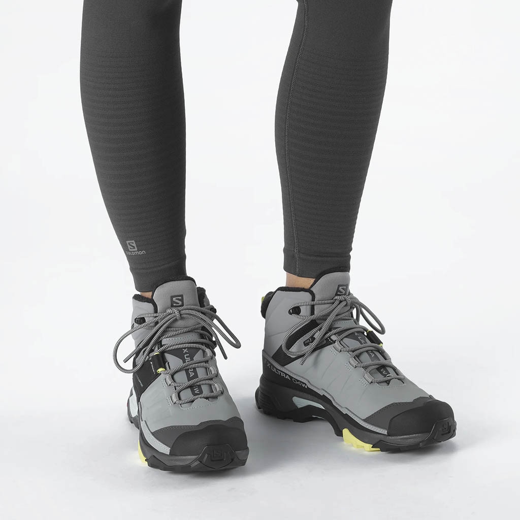 Salomon X Ultra 4 Mid Winter Thinsulate Climasalomon WaterProof Monument Black Charlock Lepape