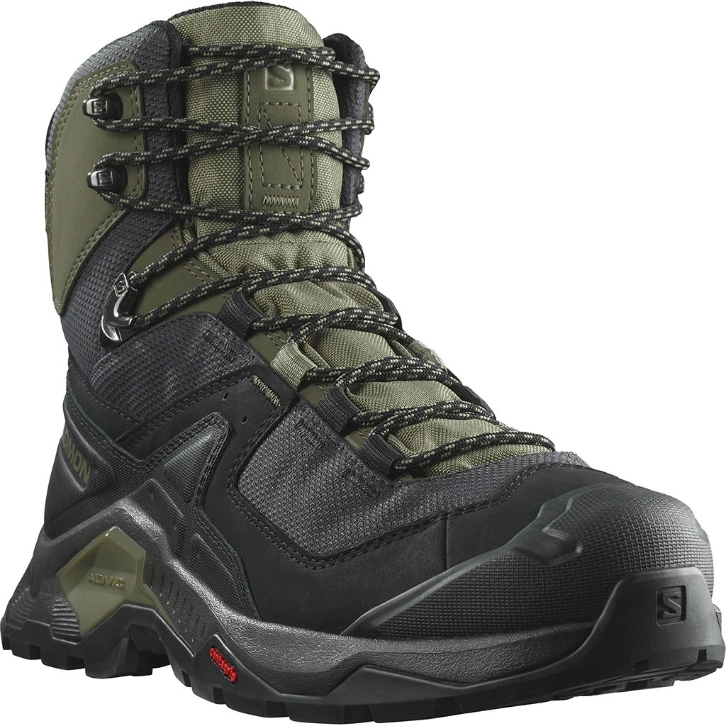 Salomon Quest Element Gore Tex Black Deep Lichen Green Olive N Lepape
