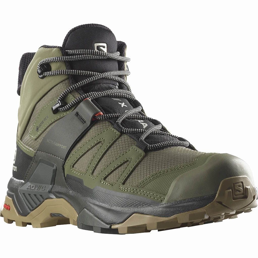 Salomon X Ultra 4 Mid Gore Tex Deep Lichen Green. Peat. Kelp Pope